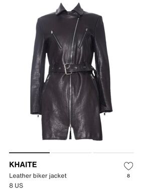 Khaite Leather Jacket